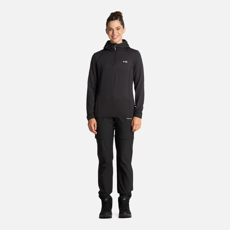 POLERON MUJER TAINA NUI NEGRO HAKA HONU - 4