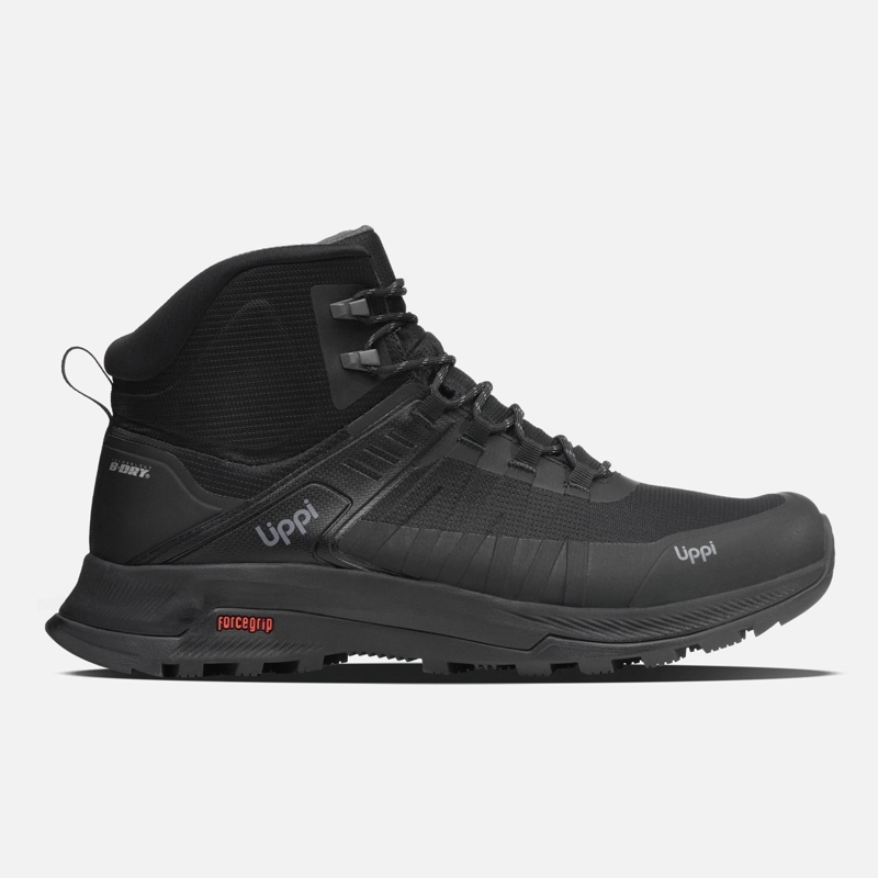ZAPATILLA HOMBRE VULCANO IRON STONE MID B-DRY NEGRO LIPPI V26 - 1