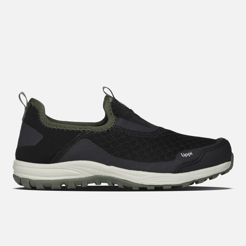 ZAPATILLA NIÑO PANAL KIDS NEGRO / VERDE LIPPI - 1