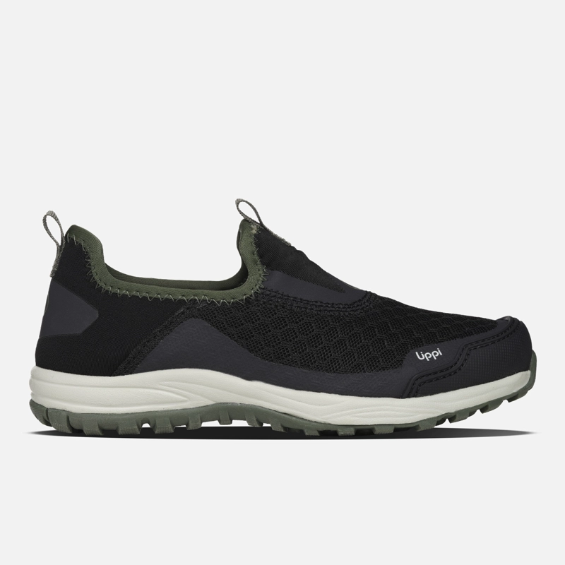 ZAPATILLA NIÑO PANAL KIDS NEGRO / VERDE LIPPI - 1
