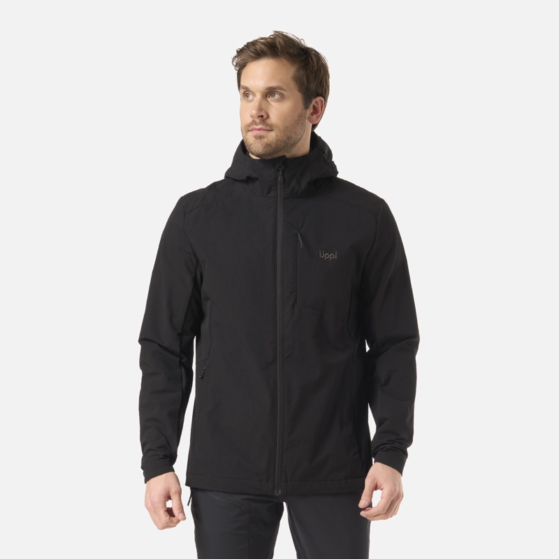CHAQUETA HOMBRE WIND-TREK SOFTSHELL JACKET NEGRO LIPPI V26 - 1