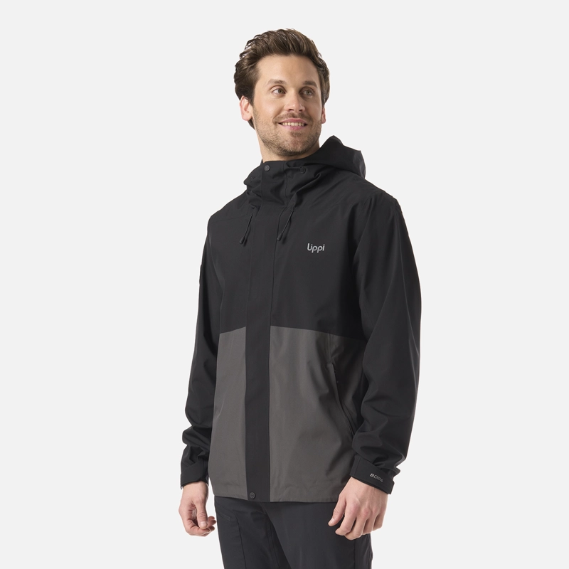 CHAQUETA HOMBRE WINTERFURY B-DRY JACKET GRIS OSCURO LIPPI V26 - 2
