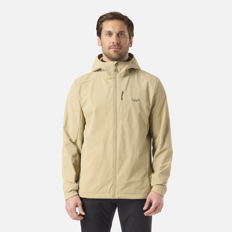LIPPI CHAQUETA HOMBRE WIND-TREK SOFTSHELL JACKET VERDE OLIVA LIPPI