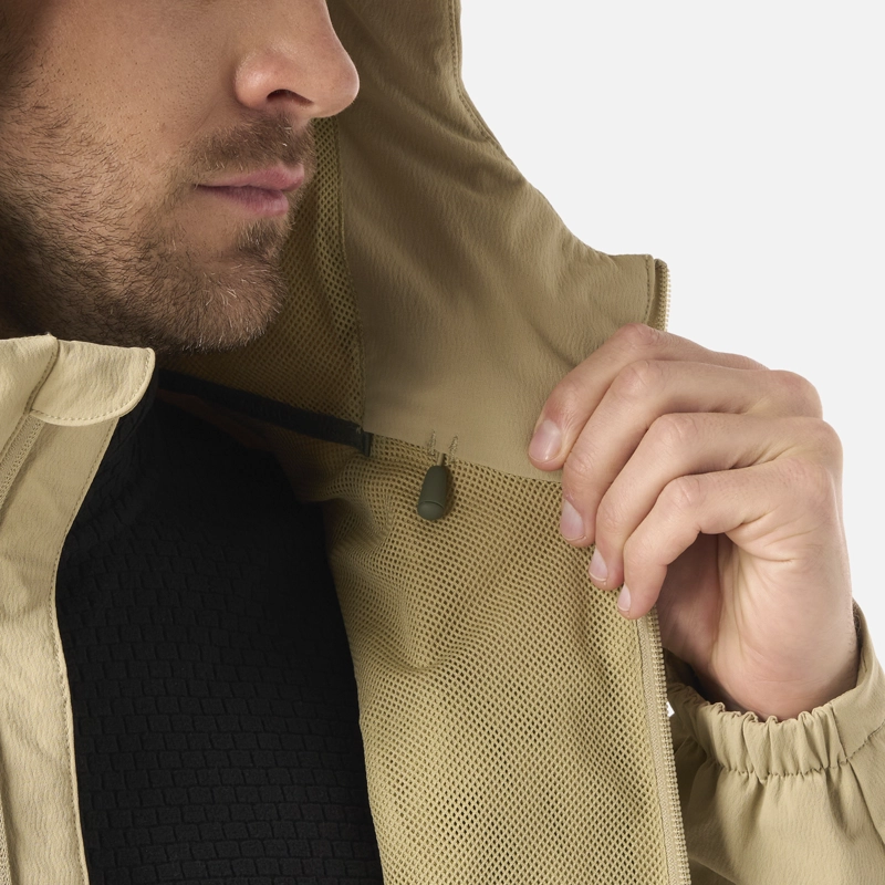 CHAQUETA HOMBRE WIND-TREK SOFTSHELL JACKET VERDE OLIVA LIPPI - 5