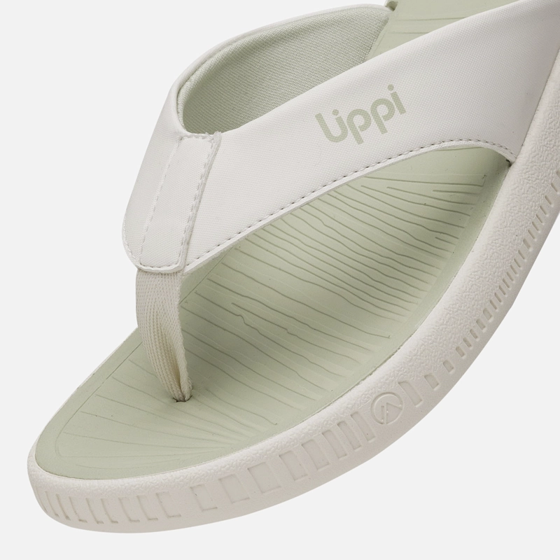 SANDALIA MUJER TAKE GO CREMA / VERDE LIPPI - 2
