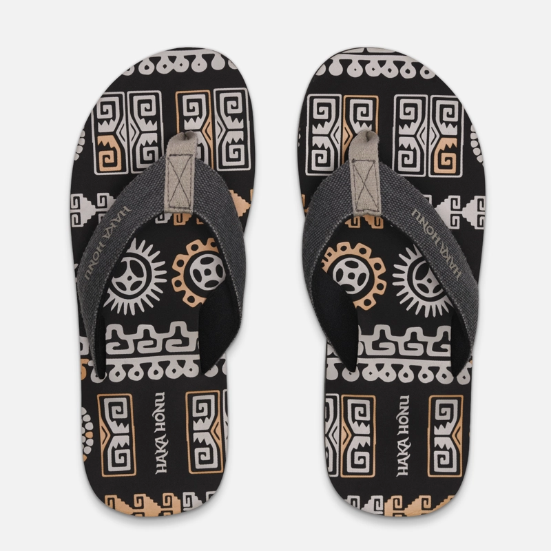 SANDALIA HOMBRE SHANCLA NEGRO/BEIGE HAKA HONU - 4