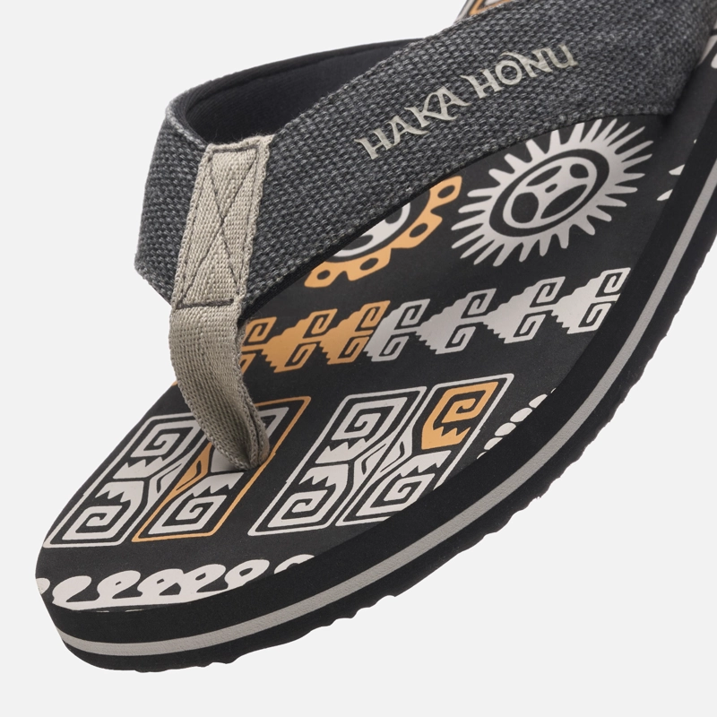 SANDALIA HOMBRE SHANCLA NEGRO/BEIGE HAKA HONU - 5