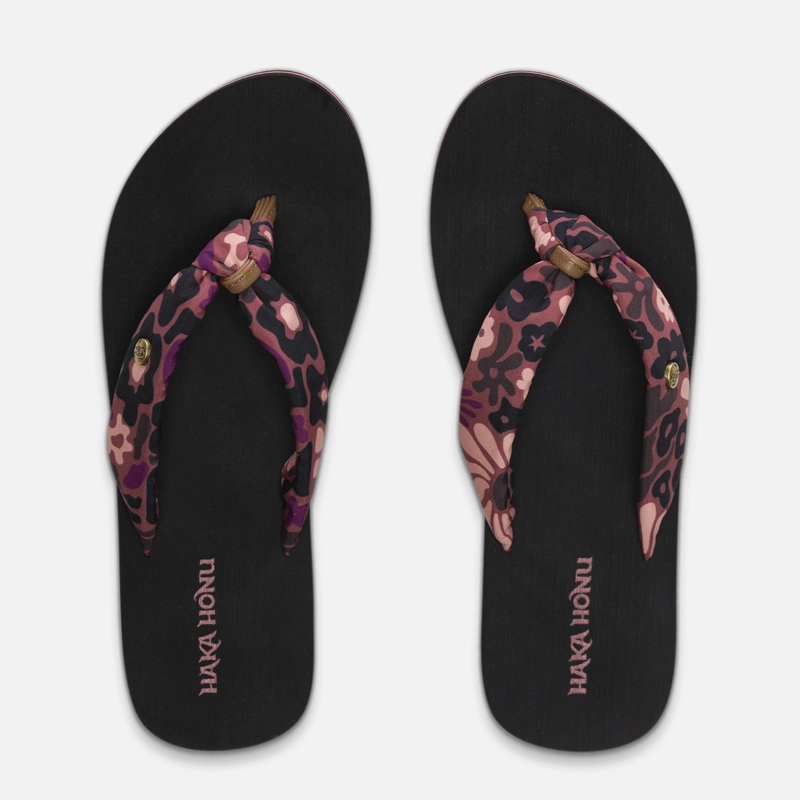 SANDALIA MUJER SHANCLETA NEGRO HAKA HONU - 4