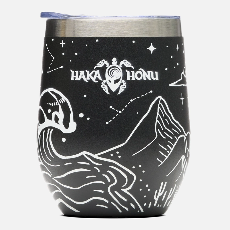 TAZON EL TAZA 350ML NEGRO HAKA HONU V26 - 1