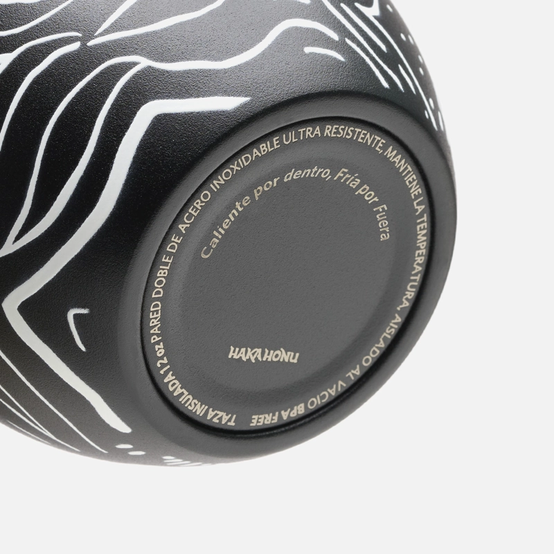 TAZON EL TAZA 350ML NEGRO HAKA HONU V26 - 3