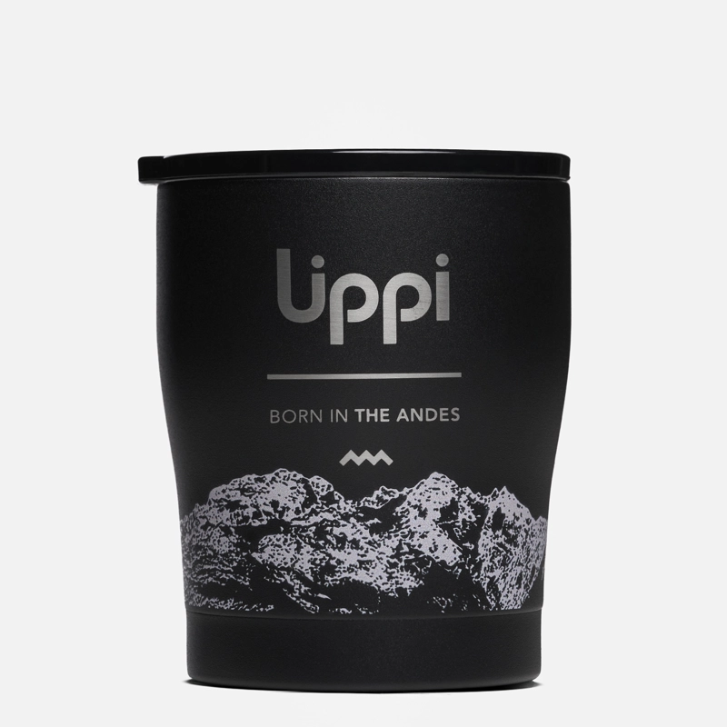 BOTELLA LIGHT STEEL TUMBLER 300 ML PRINT NEGRO LIPPI V26 - 1