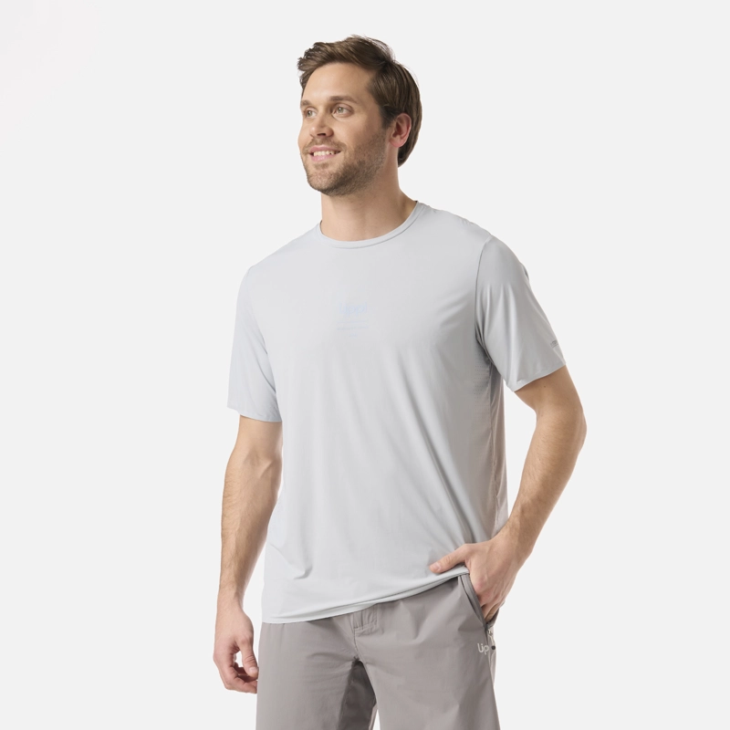 POLERA HOMBRE AIR Q-DRY T-SHIRT AZUL GRISACEO LIPPI - 2