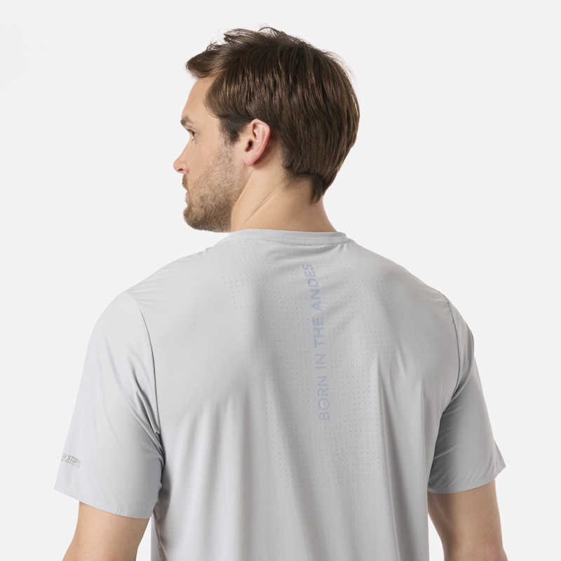 POLERA HOMBRE AIR Q-DRY T-SHIRT AZUL GRISACEO LIPPI - 5