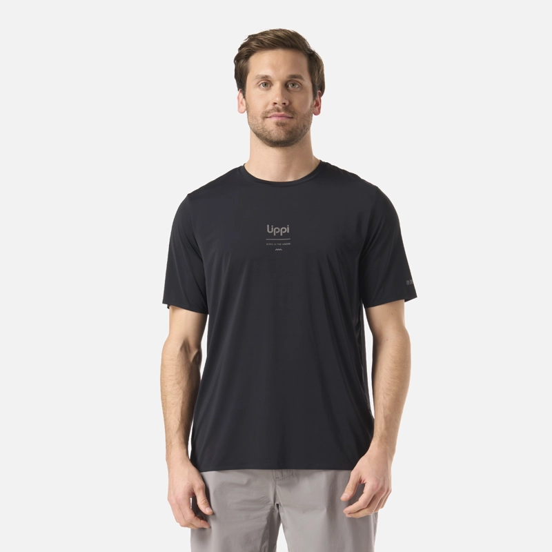 POLERA HOMBRE AIR Q-DRY T-SHIRT NEGRO LIPPI - 1