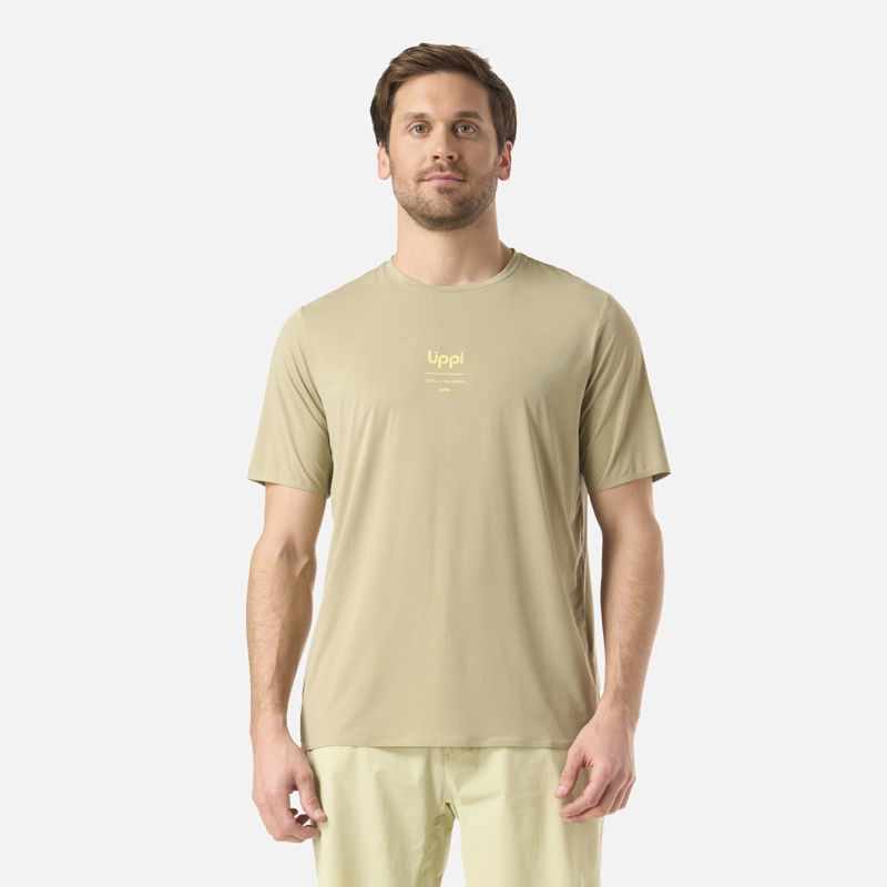 POLERA HOMBRE AIR Q-DRY T-SHIRT VERDE OLIVA LIPPI - 1