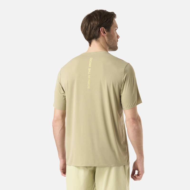 POLERA HOMBRE AIR Q-DRY T-SHIRT VERDE OLIVA LIPPI - 3