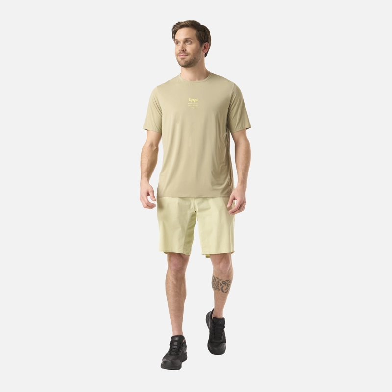 POLERA HOMBRE AIR Q-DRY T-SHIRT VERDE OLIVA LIPPI - 6