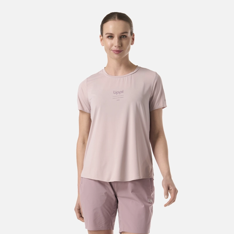 POLERA MUJER AIR Q-DRY T-SHIRT MALVA LIPPI V26 - 1