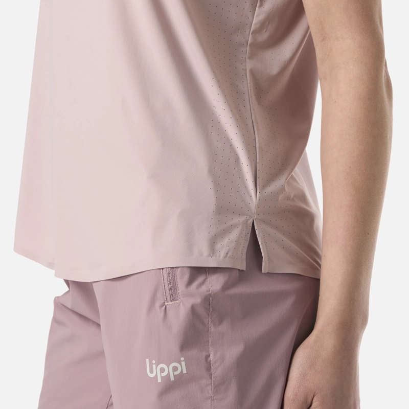 POLERA MUJER AIR Q-DRY T-SHIRT MALVA LIPPI V26 - 6