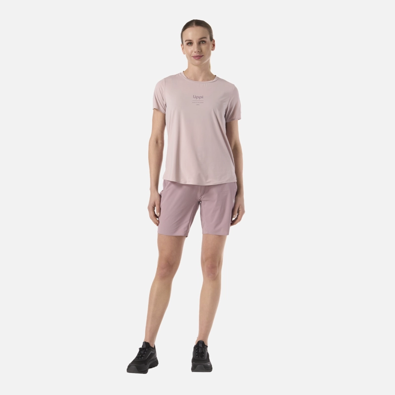 POLERA MUJER AIR Q-DRY T-SHIRT MALVA LIPPI V26 - 7