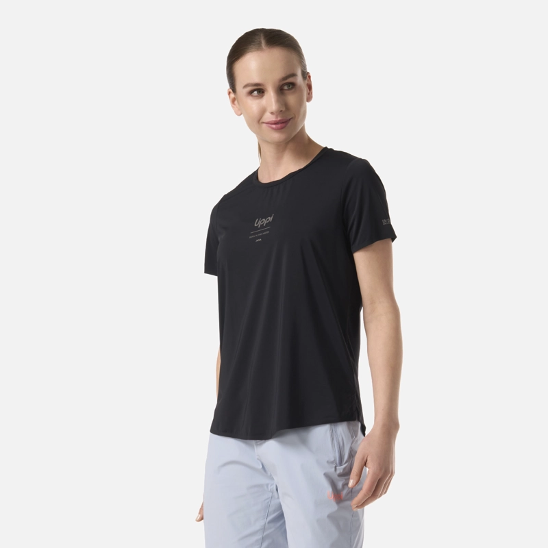 POLERA MUJER AIR Q-DRY T-SHIRT NEGRO LIPPI - 2
