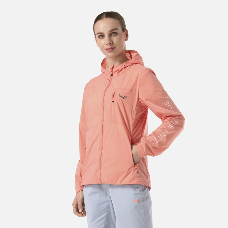 CHAQUETA MUJER AIR WINDBLOCK JACKET SALMON LIPPI V26 - 2