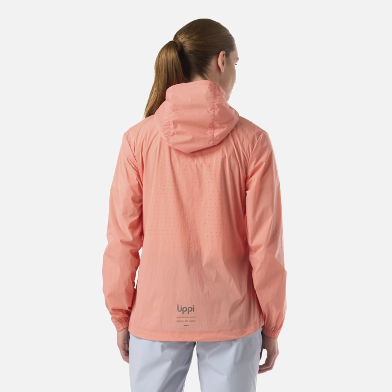 CHAQUETA MUJER AIR WINDBLOCK JACKET SALMON LIPPI V26 - 3