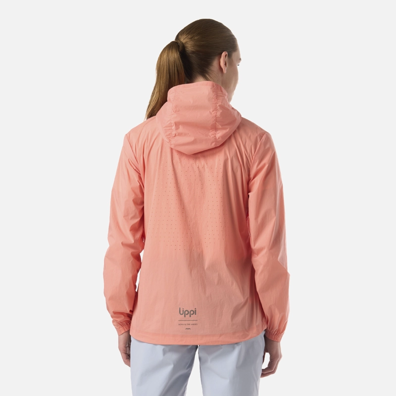 CHAQUETA MUJER AIR WINDBLOCK JACKET SALMON LIPPI V26 - 3