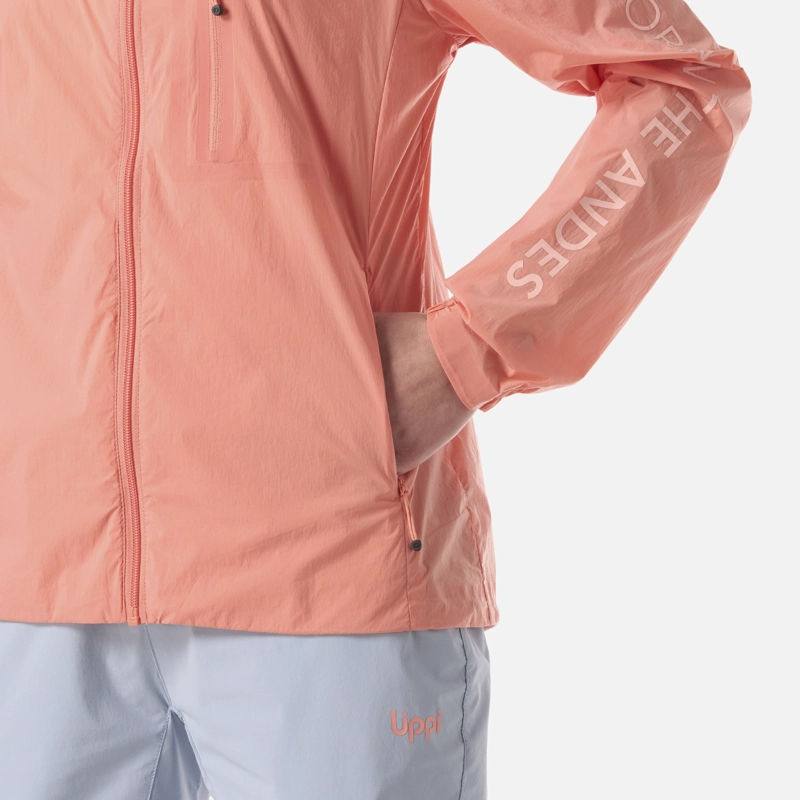 CHAQUETA MUJER AIR WINDBLOCK JACKET SALMON LIPPI V26 - 6
