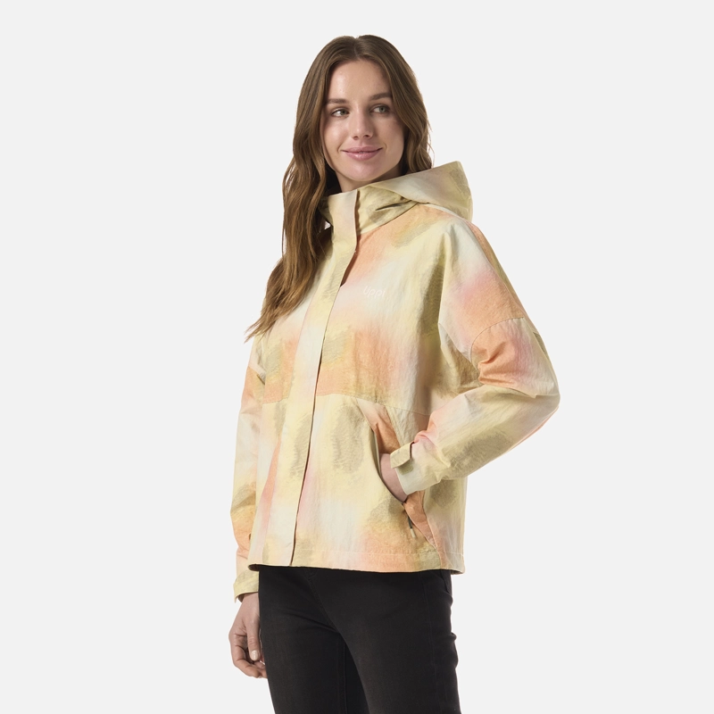 CHAQUETA MUJER CITYME WINDBREAKER HOODY JACKET PRINT DAMASCO LIPPI V26 - 2