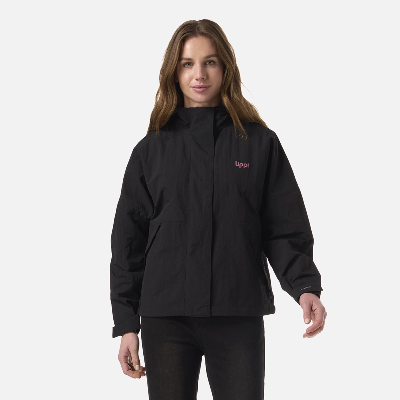 LIPPI CHAQUETA MUJER CITYME WINDBREAKER HOODY JACKET NEGRO LIPPI