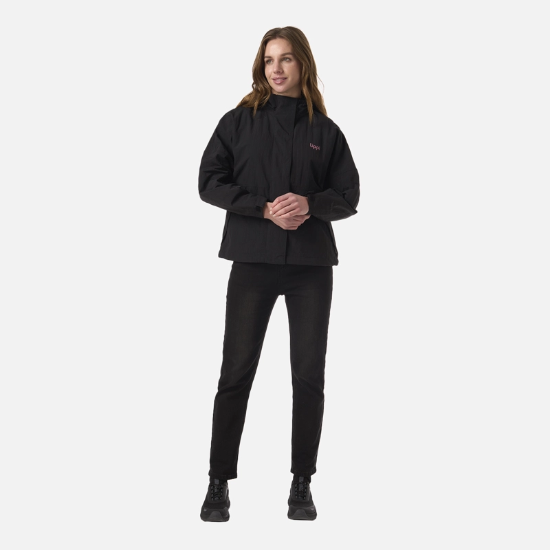 CHAQUETA MUJER CITYME WINDBREAKER HOODY JACKET NEGRO LIPPI - 8