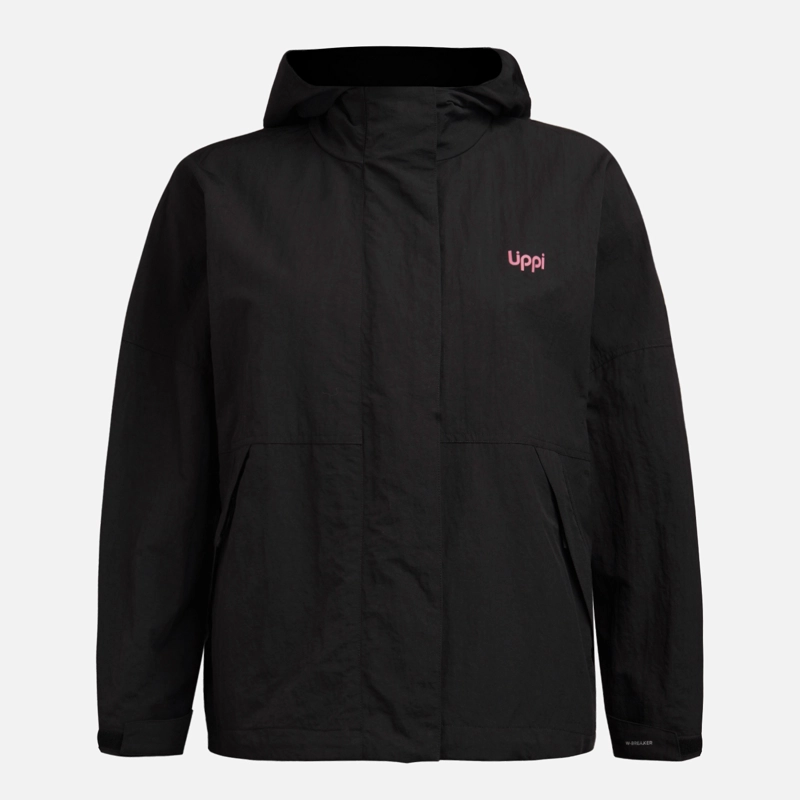 CHAQUETA MUJER CITYME WINDBREAKER HOODY JACKET NEGRO LIPPI - 9