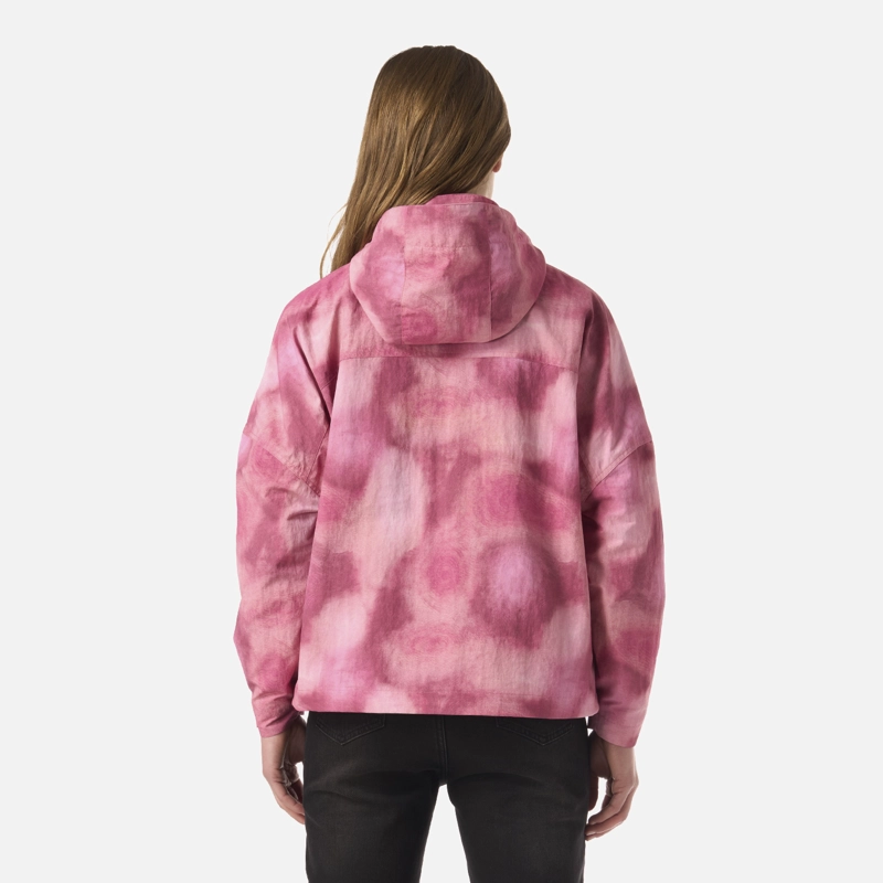 CHAQUETA MUJER CITYME WINDBREAKER HOODY JACKET PRINT ROSA OSCURO LIPPI - 3