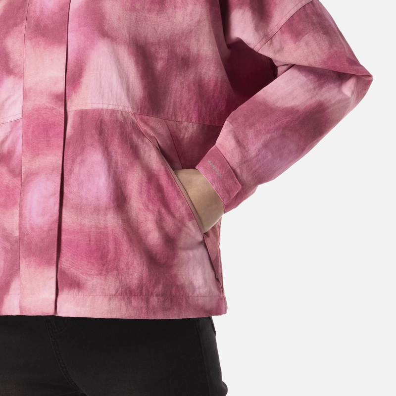 CHAQUETA MUJER CITYME WINDBREAKER HOODY JACKET PRINT ROSA OSCURO LIPPI - 5