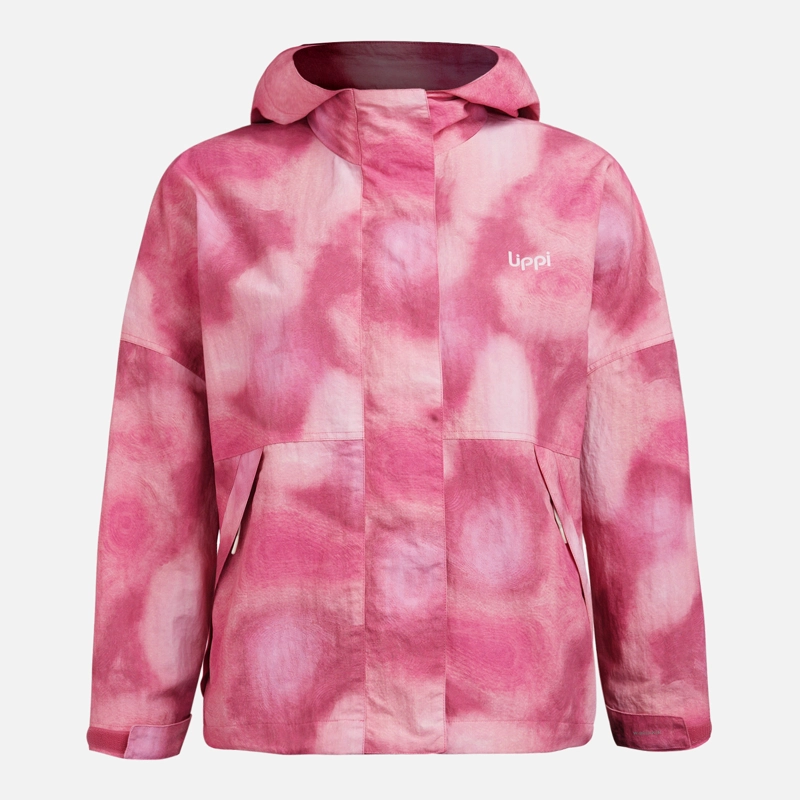 CHAQUETA MUJER CITYME WINDBREAKER HOODY JACKET PRINT ROSA OSCURO LIPPI - 9