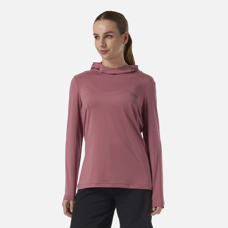 POLERA MUJER SUN PROTECTION T-SHIRT ROSA OSCURO LIPPI - 1