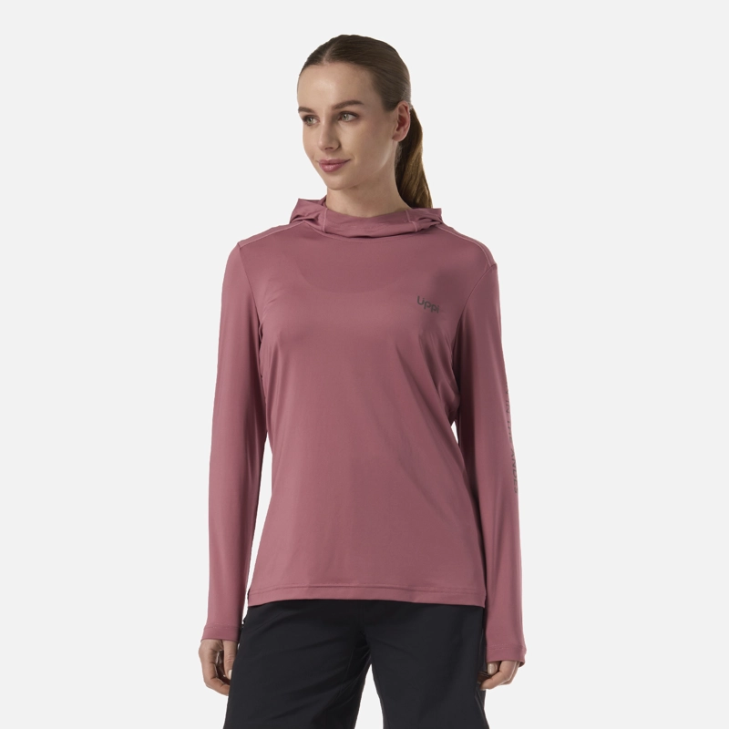 POLERA MUJER SUN PROTECTION T-SHIRT ROSA OSCURO LIPPI - 1
