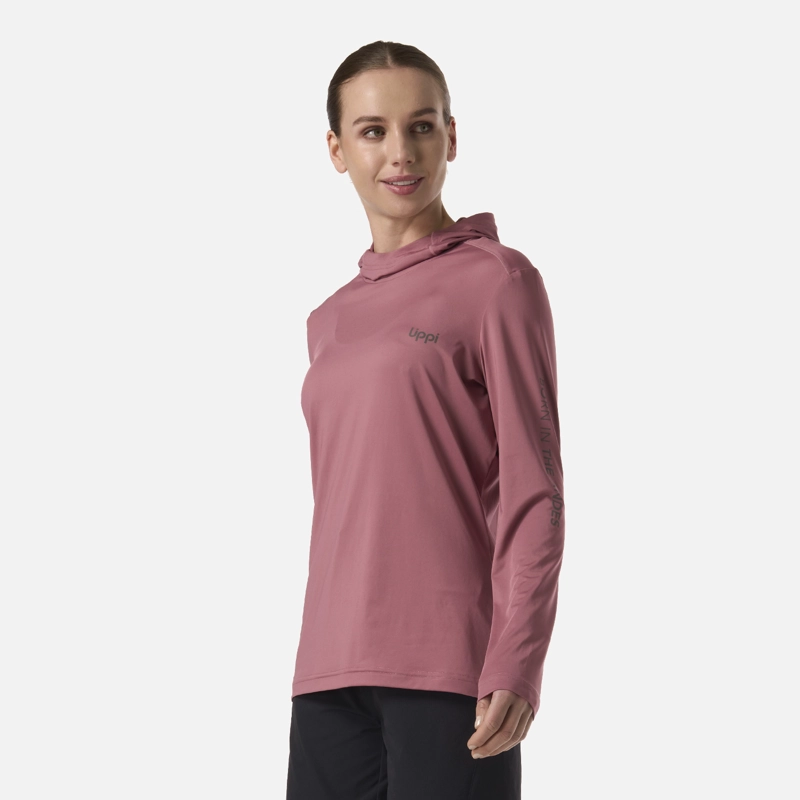 POLERA MUJER SUN PROTECTION T-SHIRT ROSA OSCURO LIPPI - 2