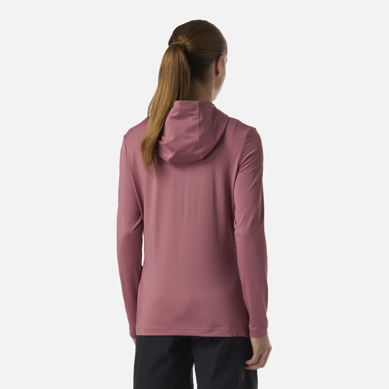 POLERA MUJER SUN PROTECTION T-SHIRT ROSA OSCURO LIPPI - 3