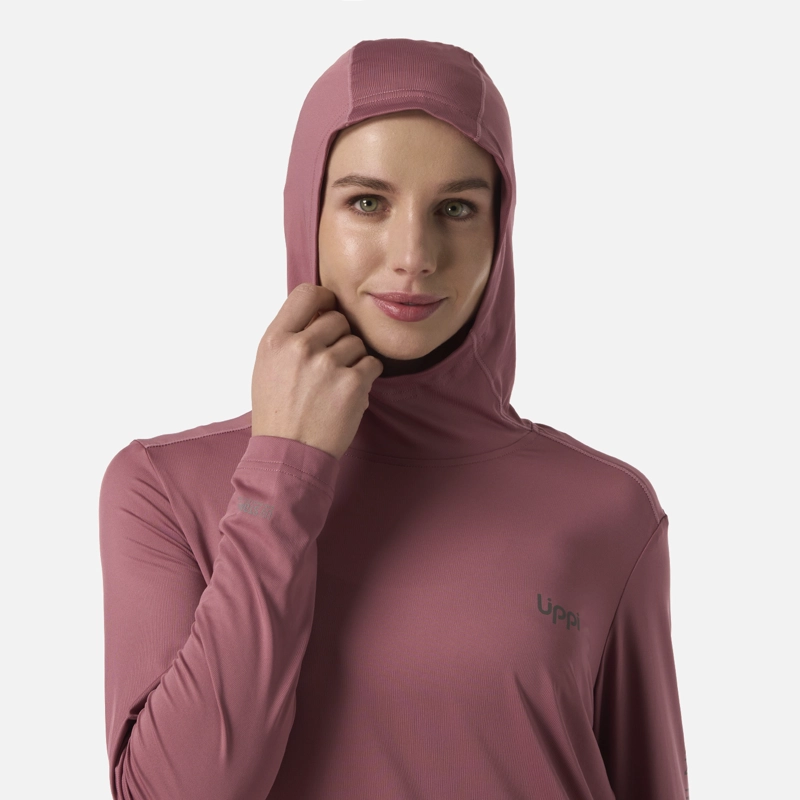 POLERA MUJER SUN PROTECTION T-SHIRT ROSA OSCURO LIPPI - 4