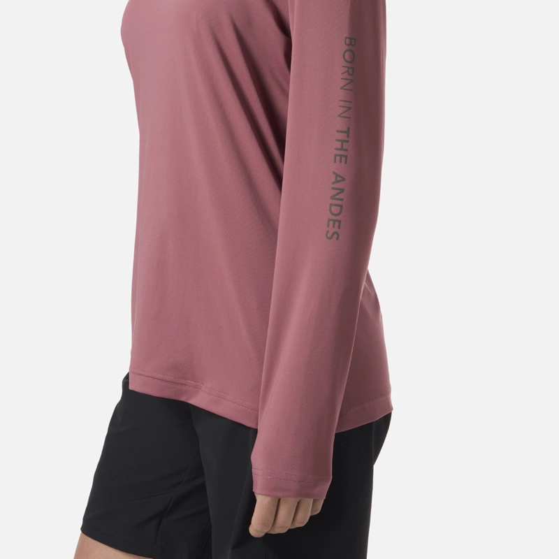 POLERA MUJER SUN PROTECTION T-SHIRT ROSA OSCURO LIPPI - 5