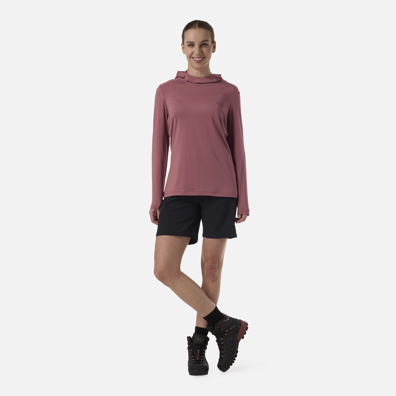 POLERA MUJER SUN PROTECTION T-SHIRT ROSA OSCURO LIPPI - 6