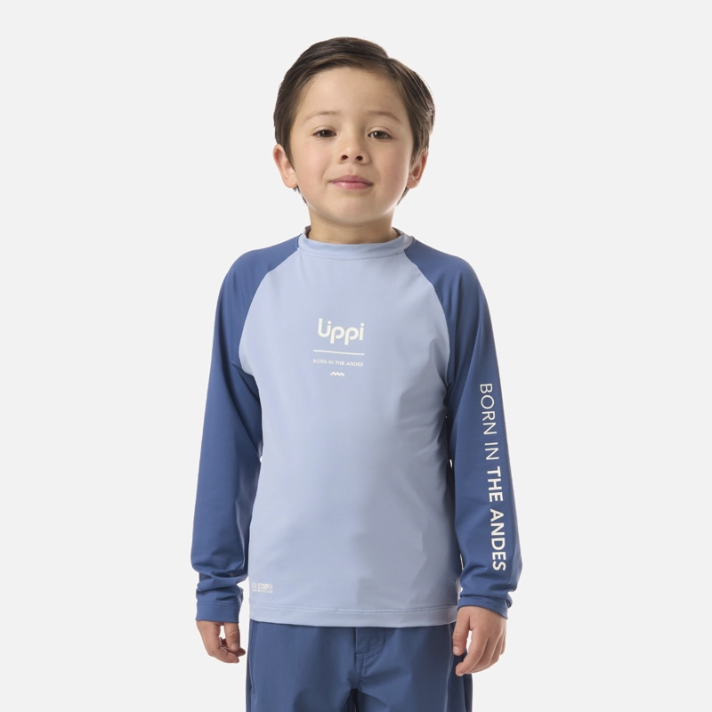 POLERA NIÑO SUN PRO T-SHIRT AZUL OSCURO LIPPI - 1