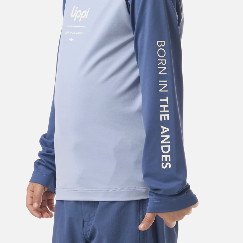 POLERA NIÑO SUN PRO T-SHIRT AZUL OSCURO LIPPI - 5