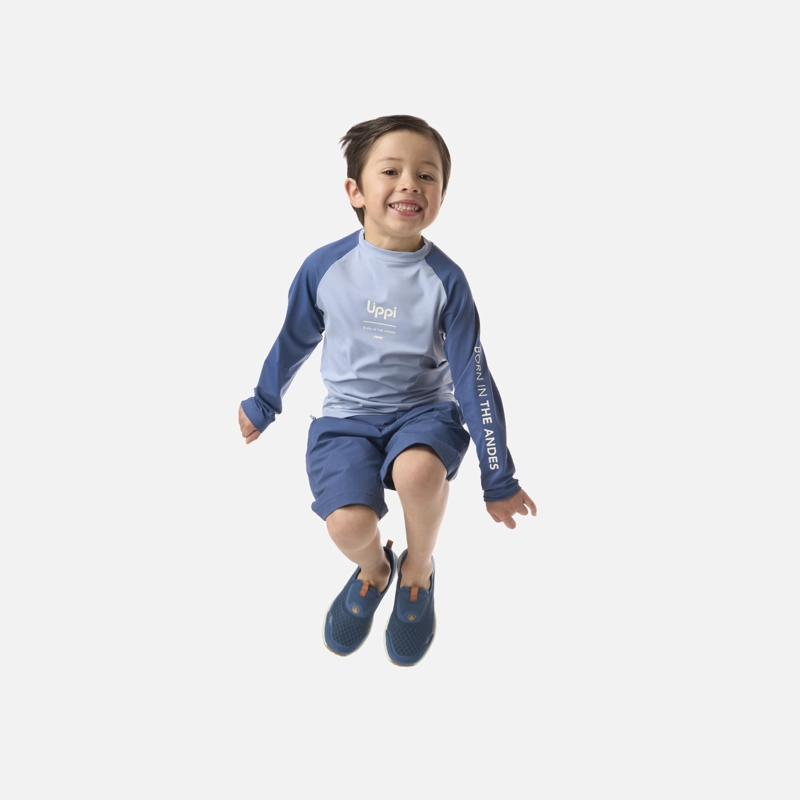 POLERA NIÑO SUN PRO T-SHIRT AZUL OSCURO LIPPI - 6