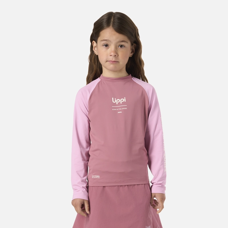 LIPPI POLERA NIÑA SUN PRO T-SHIRT ROSA OSCURO LIPPI