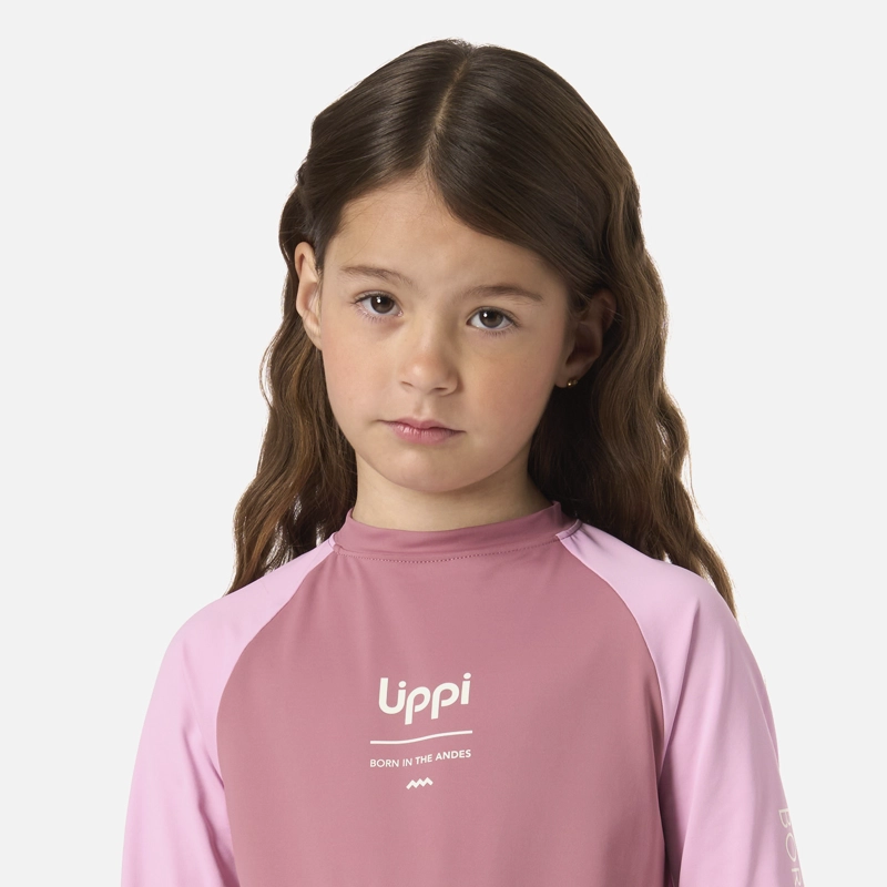 POLERA NIÑA SUN PRO T-SHIRT ROSA OSCURO LIPPI - 4