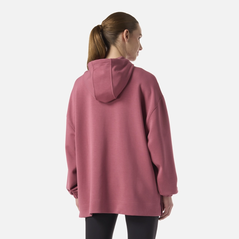 POLERON MUJER CITYSCAPE HOODY SWEATSHIRT ROSA OSCURO LIPPI - 3