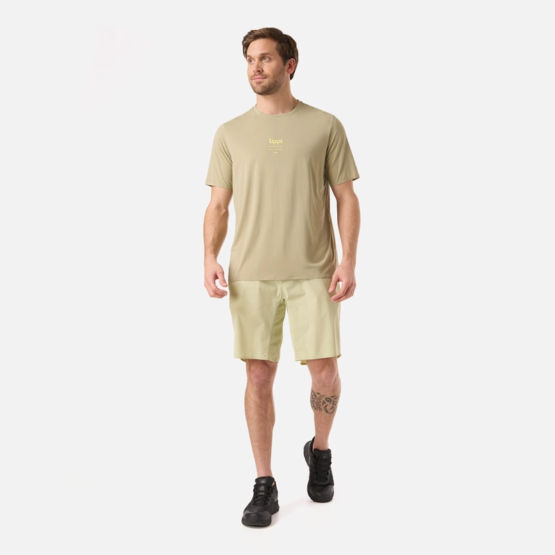 SHORT HOMBRE AIR Q-DRY SHORTS VERDE MANZANA LIPPI - 7
